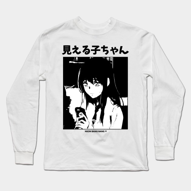 Mieruko-chan Long Sleeve T-Shirt by Neon Bang Bang